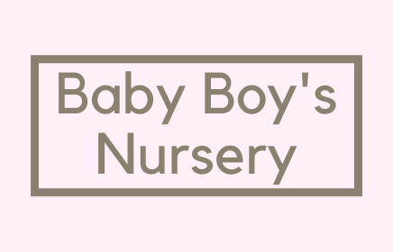 Baby Boy's Nursery